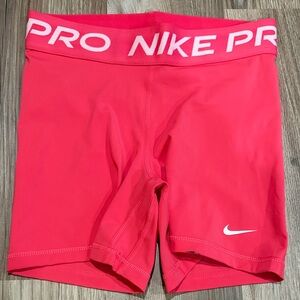 Nike Pro Bright Red Athletic Shorts